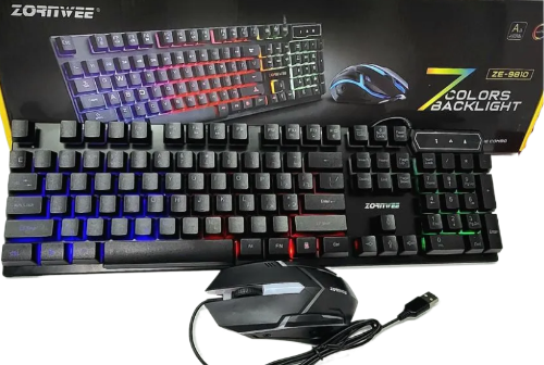 Игровая проводная             клавиатура и          мышь ZE-9810